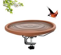Bird Bath for Outside 30 x 30 x 5 cm, Detachable Weatherproof ABS Bowl, Outdoor Bird Bath Decor for Garden, Yard, Patio, Porch, Home, Apartment, Hummingbirds, Parrots