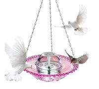 Bird Bath Fountain | 45 x 23,5 x 23,5 cm USB Powered Clear Rustproof Electric Water Bowl | Space Saving Fountain Pump Bird Bath, Long Lasting for Yard Pathway Driveway Balcony Lawn Grassland