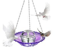 Bird Bath Fountain - Electric Decorative Water Pump, Clear Rustproof Bird Bath Fountain with Continuous Flow, Outdoor Garden Feature, Birds Wash Accessories, for Yard Pathway Driveway Patio Balcony
