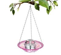 Bird Bath Fountain - Electric Water Feature Pump, Clear Decorative Bird Bath with Rustproof Build, Outdoor Fountain with Circulating Water Design, Garden Accent for Patio Yard Lawn Balcony Use