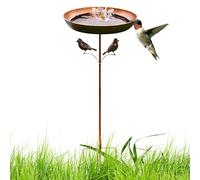 Bird Bath, Metal Bird Bath For Outside, Baath For Outside, Vintage Birdbaths, Rust-Resistant Decorative Birrd Baath Feeder, 32.28-Inch Tall For Garden Backyard Patio Yard Porch