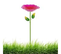 Bird Bath - Rustproof All Weather Flower Shaped Birdbath
