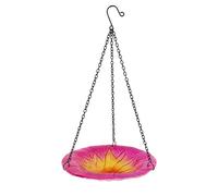 Bird Bath - Shape Bowl for Outdoor Nature Viewing, Decorative Basin for Garden Attraction, Garden Accent for Patio Lawn, Ceramic Finish, Balcony Or Yard Landscaping Use