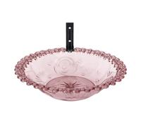 Bird Bath, Wall Mount Bird Baths for Outdoors, Metal Birdbath and Feeder Combo- Tree Mounted B́ird Bath for Outdoors | 9 pollici Flower-Inspired Basin Hangable Decoration F́or Hummingbird