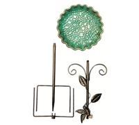 Bird Baths Outdoor - Metal Standing Bird Feeder, Adjustable Height Yard Decor | Retro Style Birdbath Feeder With Durable Metal Build Design, Deck Garden Backyard Balcony Yard Outdoor Decoration