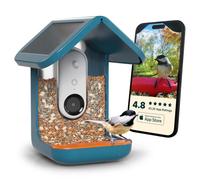 Bird Buddy - Mangiatoia Intelligente per Uccelli Blu con Pannello Solare 2.0 - BBG1003BAD