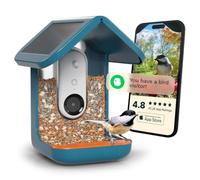 BIRD BUDDY Originale mangiatoia per uccelli intelligente con telecamera ad energia solare, fotocamera AI ad alta risoluzione per belle foto ravvicinate e un'esperienza unica d