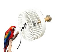 Bird Cage Fan - 2-Speed, USB | Quiet, Mountable, Cooling, Pet, Small Animal