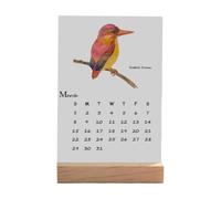 Bird Calendar 2026 Vertical Watercolor Monthly Planner