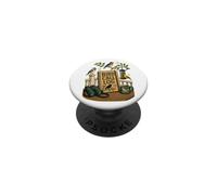 BIRD CALL LOG Richiami degli uccelli in giardino PopSockets PopGrip Adesivo