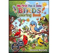 Bird Coloring Book for Kids Ages 3-6: Simple, Fun, and Bold Feathered Friends Illustrations for Toddlers and Preschoolers