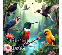 Bird Coloring Book: Relaxing Designs of Owls, Parrots, Eagles, and More for Adults to Relieve Stress and Spark Creativity