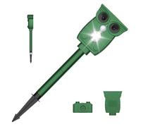 Bird Control Device, Solar Powered Repeller, Ultrasonic Animal System, Motion Activated Away Tool for Swallows Bats Dogs Cats Boars Lawn Garden 4.33x2.17in