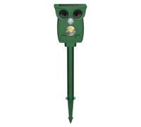 Bird Control - Owl Shape Solar Powered Prevention | Ultrasonic Bird Away Device | Outdoor Guard | Lawn Yard Fence Roof Protector | Garden Patio Pool Window Defense For Swallow Cat Dog B