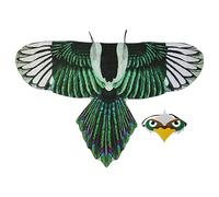 Bird Costume, Owl Wings Costume, Chiffon Dress-Up Outfit, Adjustable Shoulder Straps, Includes Matching Facepiece, Perfect for Halloween, Parties, School Plays Outdoor, Purple Blue Green 118x65cm