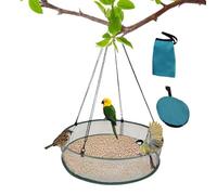 Bird Eighder Seed Catcher Vay | Muliera per uccelli sospeso con vassoio | Portaggio delle piantine Hanging Hoop | Cerchio per uccelli esterni a risparmio di alta resistenza per, cortile, pati