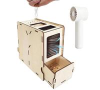 Bird Feed Grain Sifter Hull Separator Shell Blowing Machine with Drawer | Bird Feed Blowing Machine for Home Garage Workshop Backyard Garden Patio Lawn Yard