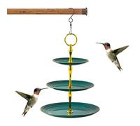 Bird Feeder and Bath - Biological Hydration Management System, Sialia Sustenance Support Supply, Aquatic Refreshment Organization Tool, Portable Branch-Mounted Apparel Equipment | Faunal Architecture