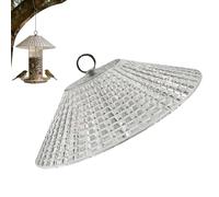 Bird Feeder Baffle - Clear Squirrel Proof Protector, Non-Slip Waterproof Baffle for Bird Feeder Pole, Rainproof Transparent Cover | Ideale per giardino, Yard, Balcony, Lawn, Window, Tree Feeding Areas