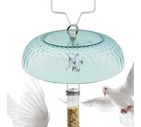 Bird Feeder Baffle - Transparent Protective Dome Cover, Long-Lasting Stability Outdoor Squirrel Guard Shield, Hanging Feeding Station Accessory | Garden Yard Backyard Porch Patio Weatherproof