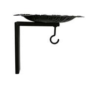 Bird Feeder For Fence - 2-In-1 Wall Mounted Bird Bath Feeder | Pet Feeding Tray With Hook For Macaws Parrot Sparrow Parakeet Budgies Garden Patio