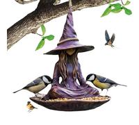 Bird Feeder For Outdoors Hanging, Outdoor Hanging Metal Bird Feeder, Outdoor Birds Feedeer Food Station For Finches Robins Sparrows Budgies Backyard Balcony Patio Terrace Tree Branches Eaves