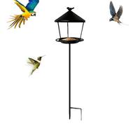 Bird Feeder for Outside | Anti-Waste Spill Guard Wild Feeding Station,Standing Bird Feeder Tray,for Backyard Patio Yard Lawn Garden