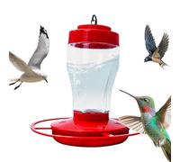 Bird Feeder, Hanging Bird Feeder, Bird Seed Feeder With Multiple Perches, Clear Feeding Station With Ports For Humming Birds,Wild Feeder Tool, Large Capacity Food Dispenser For Outside Garden Yard