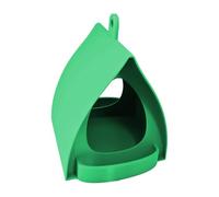Bird Feeder House - Hut Shape Hanging Feeding Station, Decorative Open Design Garden Ornament, Outdoor Watching Accessory | For Winter Balcony Patio Hummingbird Viewing Backyard Decoration