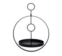 Bird Feeder - Metal, 11.8x16.5in Winter Bird Feeder Weatherproof | Ring Design Feeding Tray Hanging BirdFeeder, Metal BirdFeeder for garden, patio, backyard, outdoor birds feeding, aviary