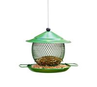 Bird Feeder - Metal Mesh Hanging Feeder | Outdoor Seed Dispenser