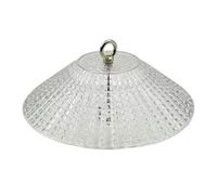 Bird Feeder Rain Guard-19 inch Large Transparent Weather Shield, Protective Hanging Canopy Dome, Durevole UV Resistant Cover, Heavy Duty Squirrel Baffle, Exterior Wild Bird Accessory| for Garden