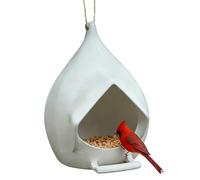 Bird Feeder | Rainproof Hangable Feeding Dispenser 5,2 in | Outdoor Bird Feeder 3D Printed | for Backyard Garden Patio Balcony Porch Deck Lawn Birdwatching Park