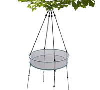 Bird Feeder Tray - 20 Inch Windproof Mesh Feeding Tray | Hangable Wild Bird Feeder for Finch Hummingbird Watching | Outdoor Mesh Birds Feeders Collection Trays for Backyard Garden Balcony