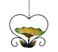Bird Feeder Tray | Iron Flower-shaped Heavy Duty Feeding Tray | Decorative Bird | for Patio Watching Viewing Pet Aviary Finch Parrots Outdoor Inside Home Food Water