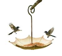 Bird Feeder Umbrella | Water Feeding Treat Dish | Bird Bath For Outside | F