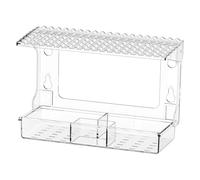 Bird Feeder Window Viewing Box Wild Bird Feeders, Suction Cup Clear Outdoor Decor Watching Supplies for Lawn Patio Yard Garden Backyard Balcony 25x10x16.7cm