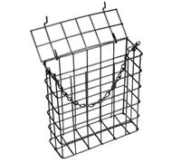 Bird Feeder, Wire Mesh Suet Cage, Hangable Feeding Dispenser