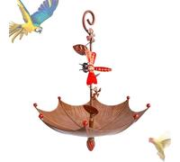 Bird Feeders for Outdoors | Hangable Hummingbird Food Tray | Birds Feeder Adapt, Anti-Spill Decorative Umbrella-Shaped Bird Feeding Tray Securely Hold Foods, Hangable for Garden Decoration