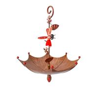Bird Feeders For Outdoors - Hangable Hummingbird Food Tray Umbrella-Shaped | Anti-Spill Decorative Feeding Plaťform For Garden Patio | Attracts Butterflies Dragonflies Bees Wild Birds Colorful Design