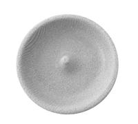 Bird Feeders Round Small Stone Weatherproof Dish Backyard Bird Feeder