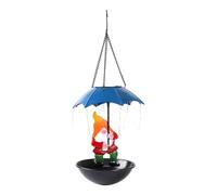 Bird Feeders | with Solar Light GNOME Garden Decor | Outdoor Yard Wild Bird Suet Feeders | for Garden Pathway Backyard Farm Lawn Balcony Window Wall Tree Patio Courtyard Outdoor Decoration