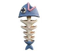 Bird Feeding Device - Creative Novelty Fish Bone Resin Rack,Bird Feeder For Garden | Ideal For Outside Garden Yard Patio Balcony Home House Park Backyard Outdoor Decor