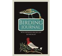 Bird Field Journal: Backyard Bird Watching Observational Book, 6 x 9 inch, Soft Back