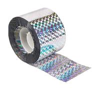 Bird Flash Tape - Repellente per uccelli riflettenti a doppia faccia | Striscia deterrente visiva lucida per finestre, giardino, balcone, patio, campo agricola, tetto, area del raccolto, spazio estern