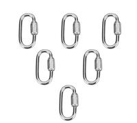 Bird Foot Rings 6PCS | Sturdy Metal Training Leg Bands for Parrots/Finches/Canaries | Reusable Cage Accessories for Bird Identification & Security