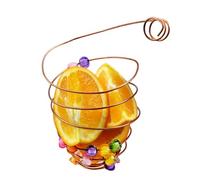 Bird Fruit Feeders - Outdoor Fruits Feeding Tool, Hangable Feeder, Lightweight Structure Weather Resistant Spiral Design Interactive Play | Suitable for Wild Small Garden Aviary Backyard Attraction