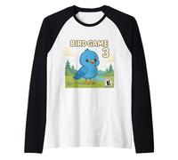 Bird Game 3 Viral Meme Parodia - Uccelli Carini e comici Maglia con Maniche Raglan