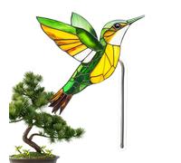 Bird Garden Stake, Acrylic Decoration, Garden Ornament, Landscaping Accessory, 4.72x3.74x0.12 in, Vibrant Outdoor Decor For Poolside Patio Park Plant Pot Arrangement