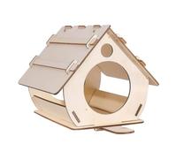 Bird House Decorative Rustic Wooden Easy Assembly Pendent